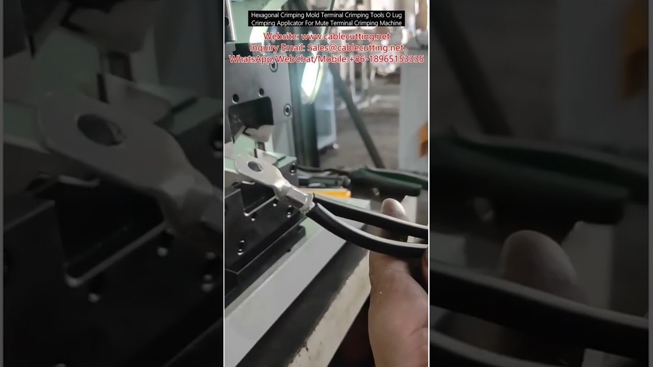 Matrice de sertissage hexagonale - Outil de sertissage de cosses O - Applicateur pour sertissage silencieux de terminaux