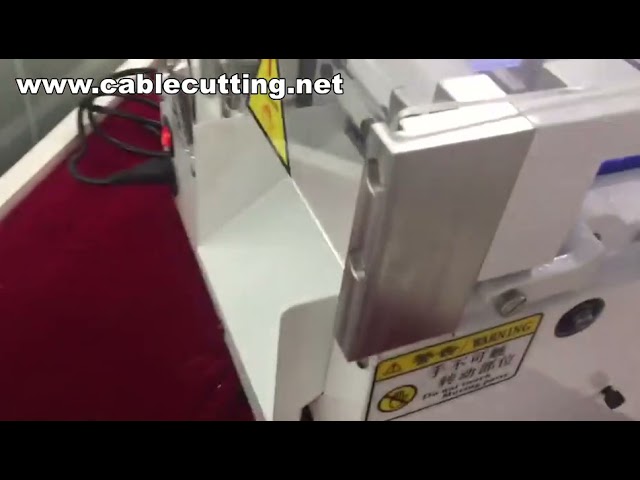 Machine de coupe de tuyau PVC, coupeuse de soufflets et machine pour tubes thermorétractables - Vidéo de démonstration