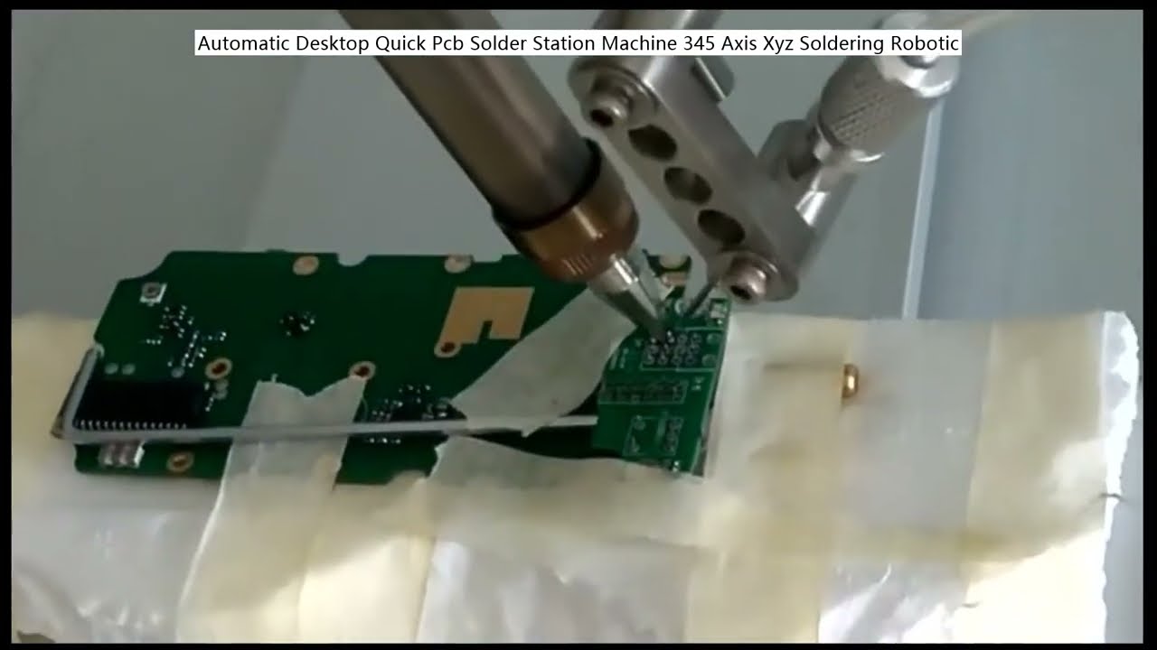 Station de soudage PCB automatique de bureau – Robot de soudure 345 axes XYZ