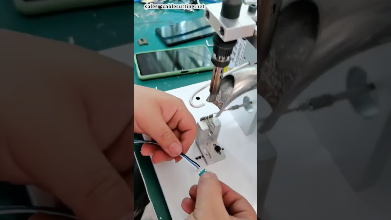 Machine à souder automatique pour interrupteur rotatif - Soudure de précision industrielle