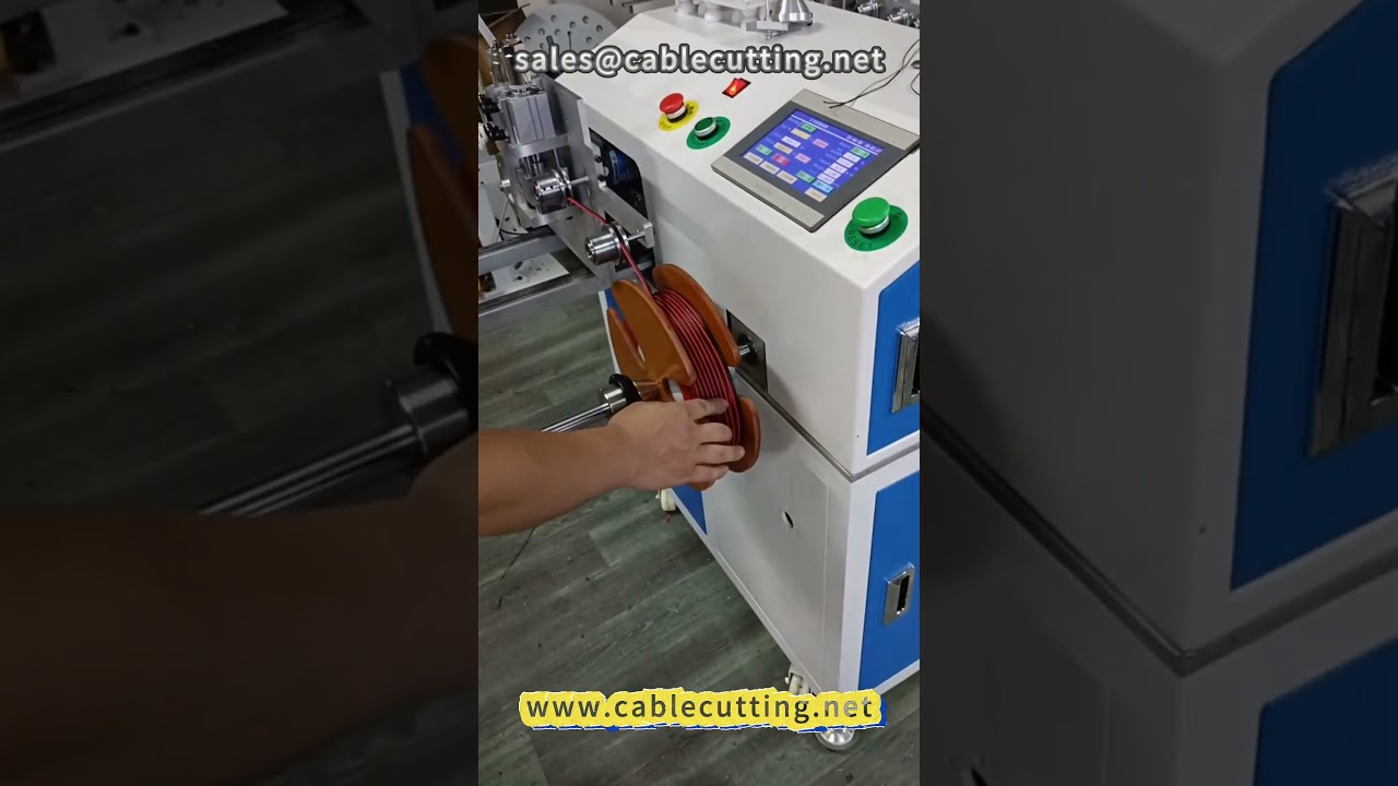 41 Machine d'enroulement à double fil parallèle pour câble audio - Bobineuse de précision #traitement de fils #câble audio #bobinage