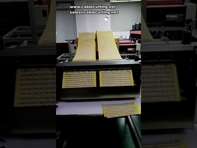 Machine de découpe automatique de films statiques – Découpe de films conducteurs et tissus pour bagages