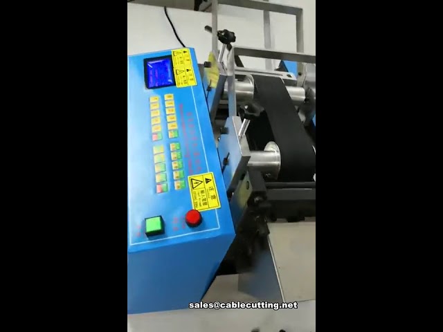 Machine de coupe automatique pour tubes durs et tuyaux PVC souples