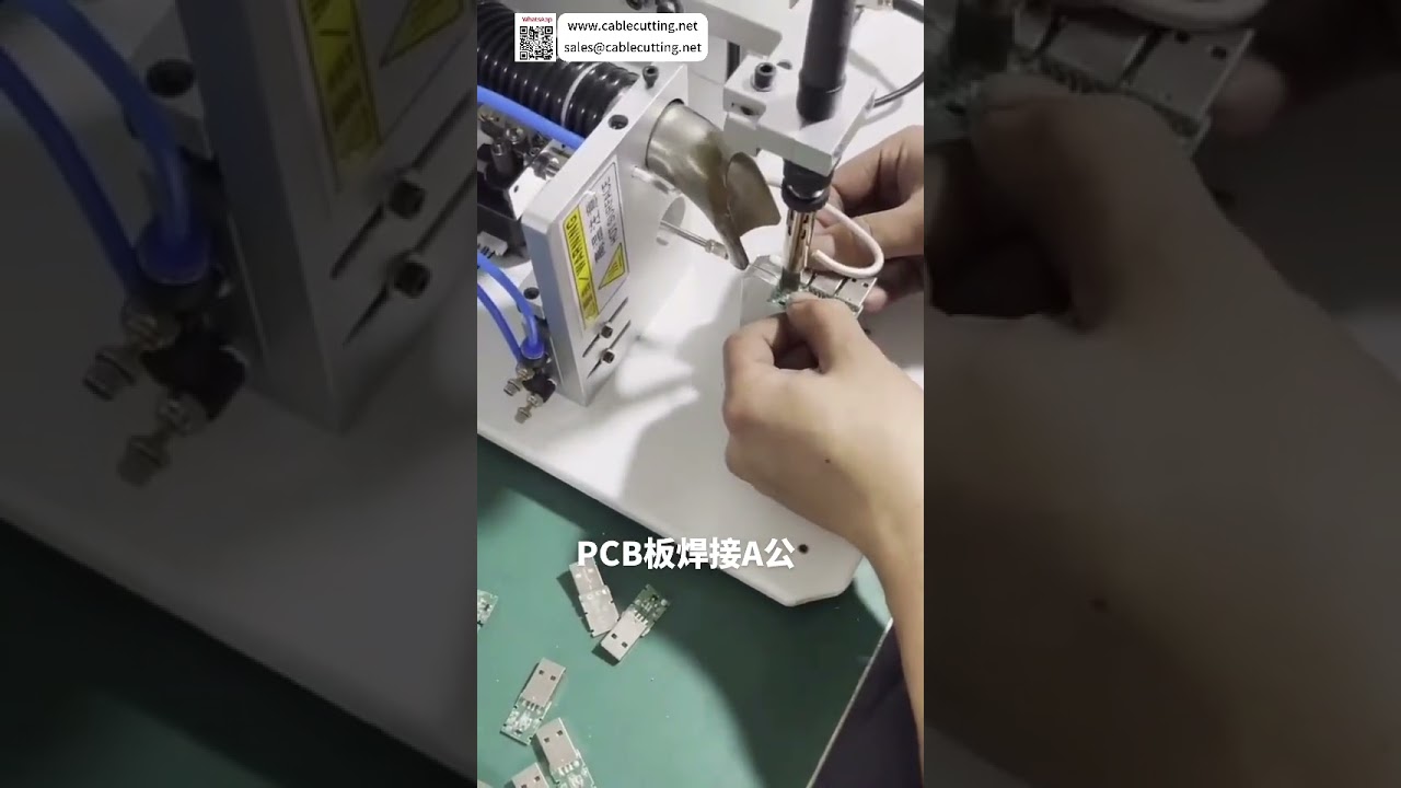 Machine à souder automatique pour fils - Soudure PCB et câbles haute efficacité pour assemblage électronique