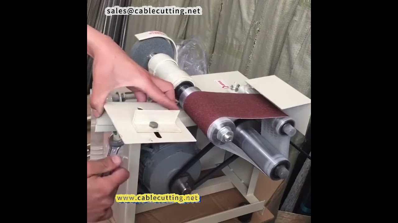 Machine à chanfreiner électrique lourde pour tubes inox - Meulage et ébavurage