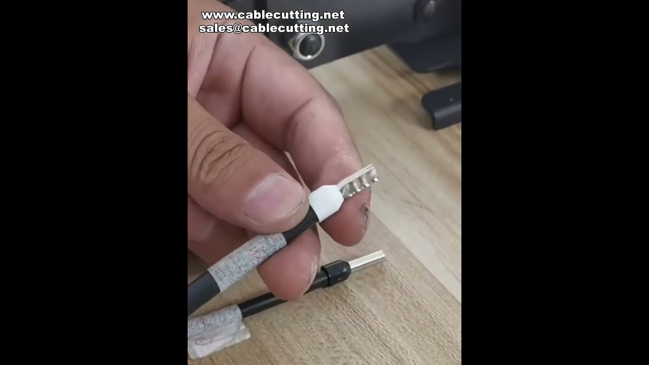 Démonstration de sertissage pneumatique pour cosses de tubes