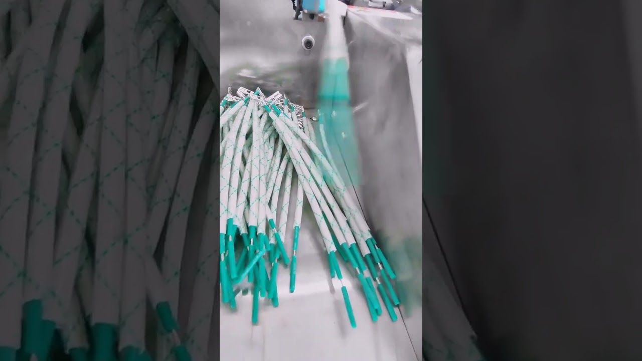 Insertion de tube en cire jaune et tube auto-extinguible pour fils moteur | Machine d'assemblage #machine #cables