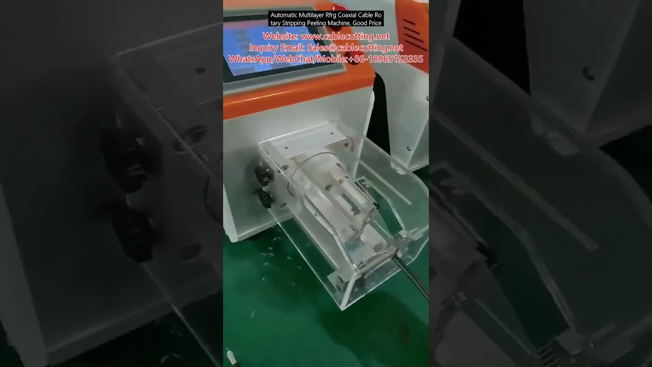 Dénudeuse rotative automatique multicouche pour câble coaxial RF/RG – Machine à dénuder et peler