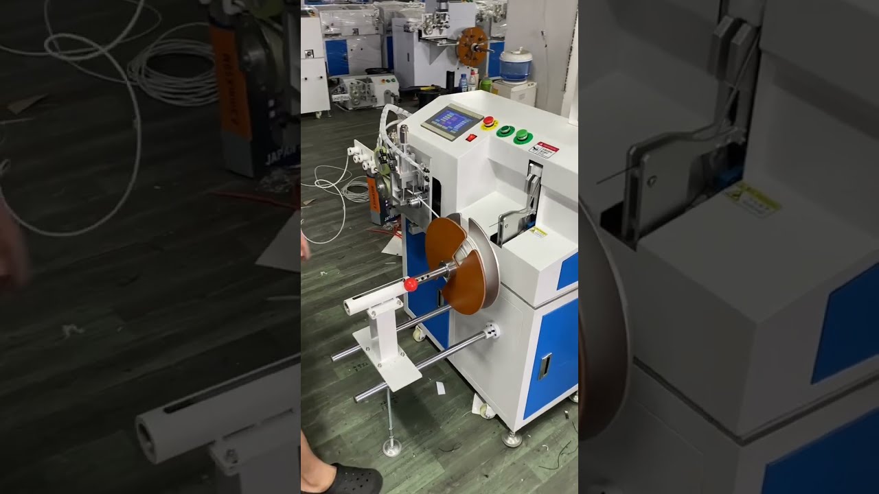 Machine tout-en-un : comptage, déroulage, coupe, bobinage et ligaturage automatiques des fils (1mm à 15mm)