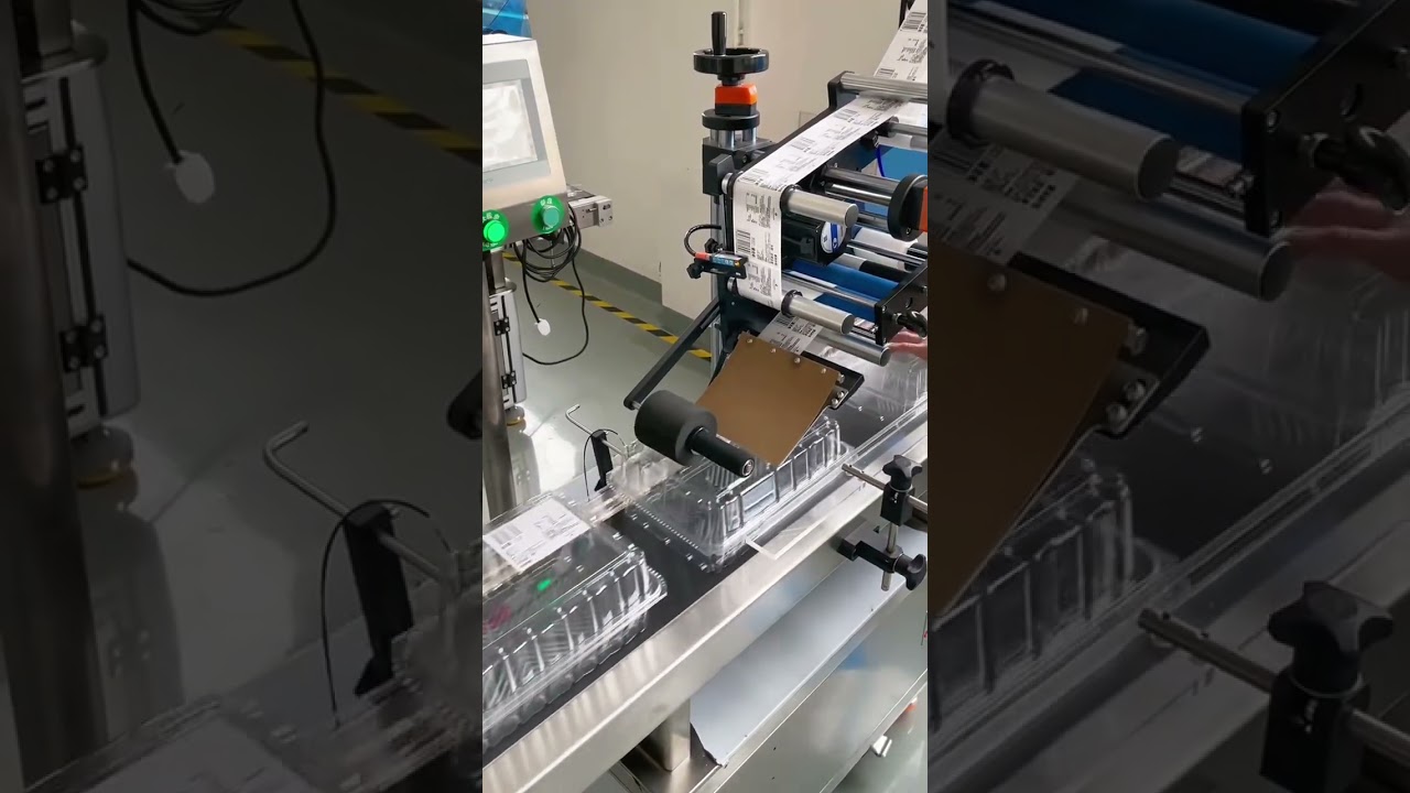 Machine d'étiquetage plate de table haute vitesse 5000BPH : l'applicateur d'autocollants automatique idéal pour petites entreprises