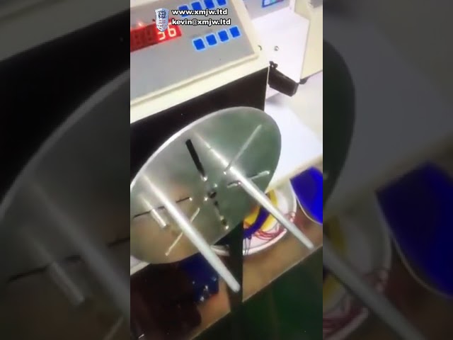 Machine à bobiner les fils semi-automatique flexible - Enrouleuse de fils torsadés pour écouteurs