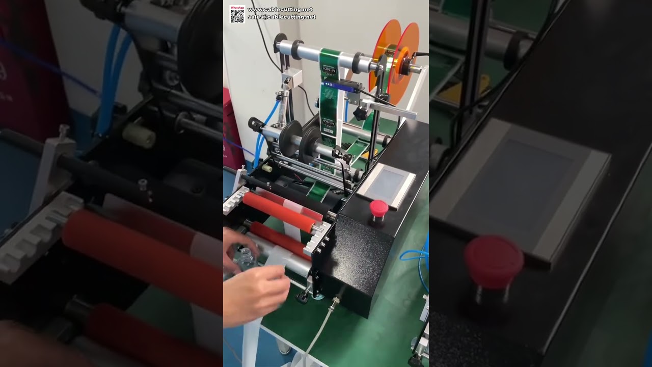 Machine à étiqueter compacte semi-automatique pour bouteilles rondes - Applicateur d'autocollants pour start-ups