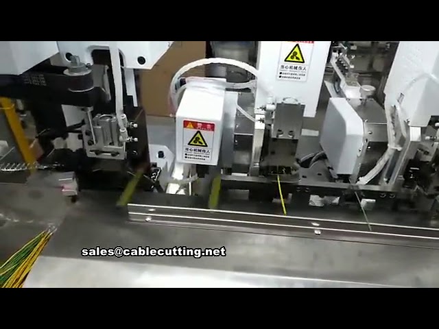 Machine automatique de sertissage et d'assemblage de cosses 2 extrémités – Gain de productivité