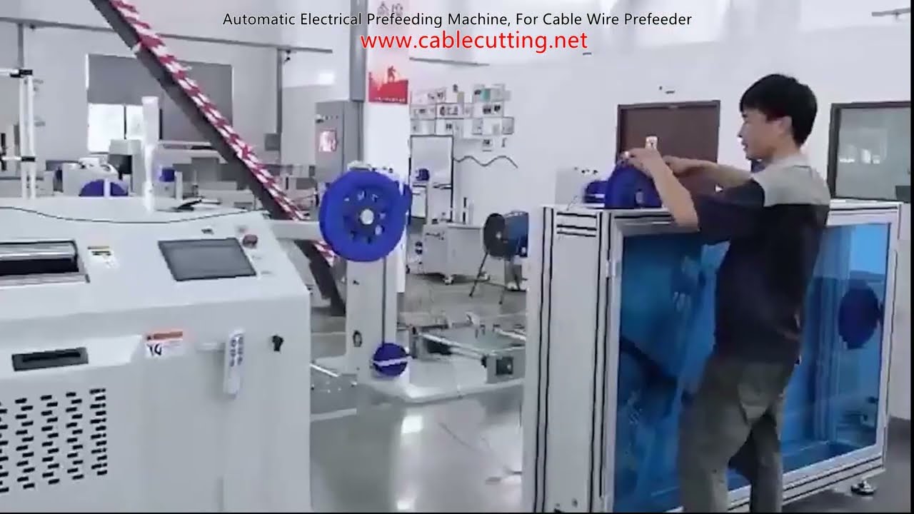 Machine d'alimentation électrique automatique - Pré-dérouleur de câble performant