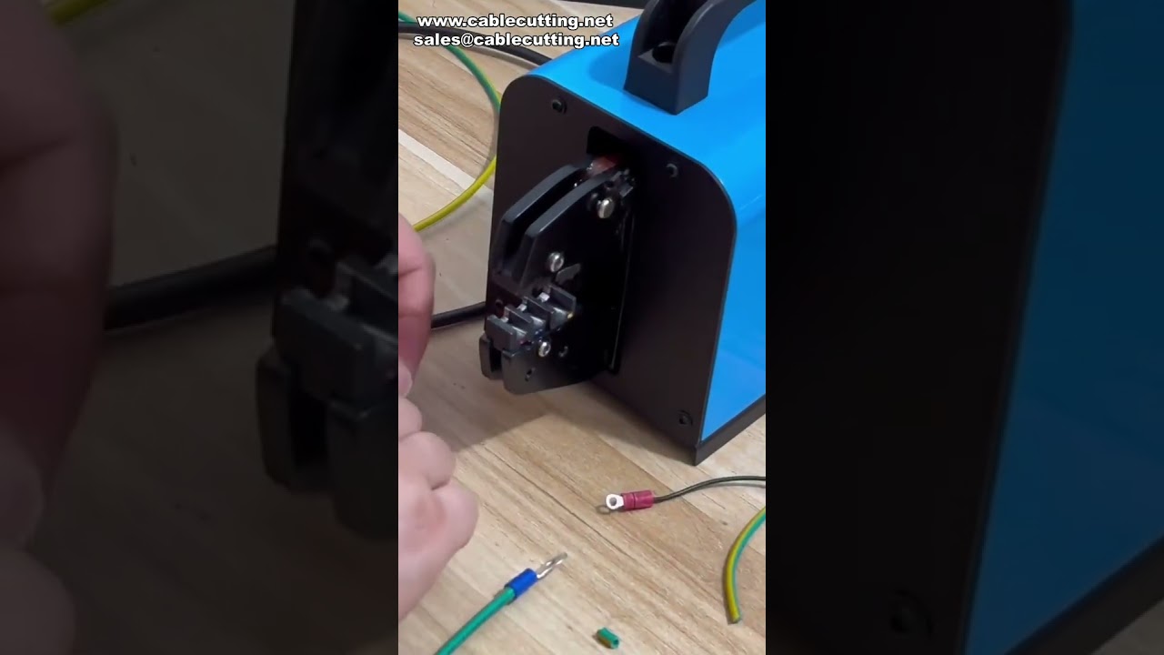 Machine à sertir pneumatique 16M - Design vertical pour une opération facile et gain de place