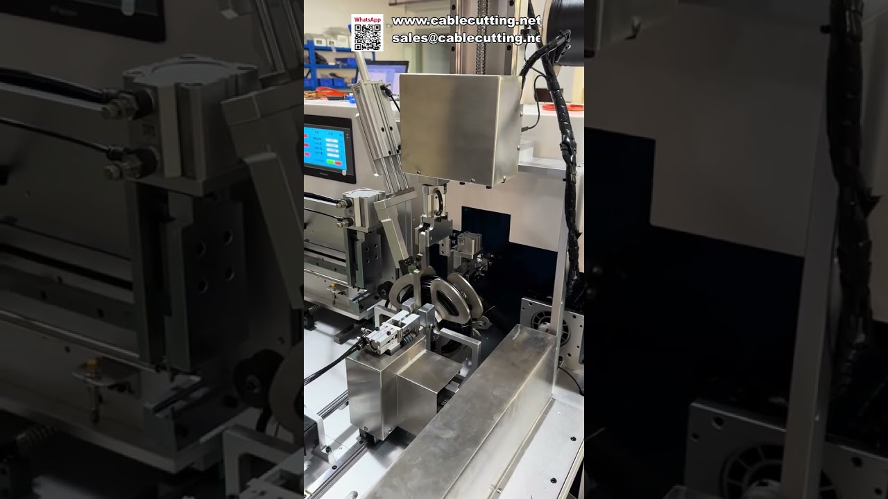 Machine entièrement automatique de comptage, coupe, bobinage et ligaturage de fil