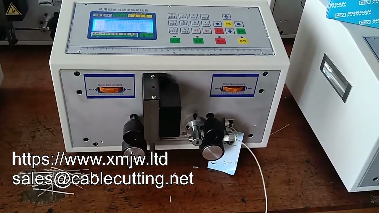 Machine à Dénuder et Couper les Fils Cuivre PVC Automatique WPM 01