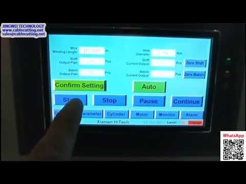 Machine automatique de bobinage et de liage de fil de coupe pour emballage sous carte