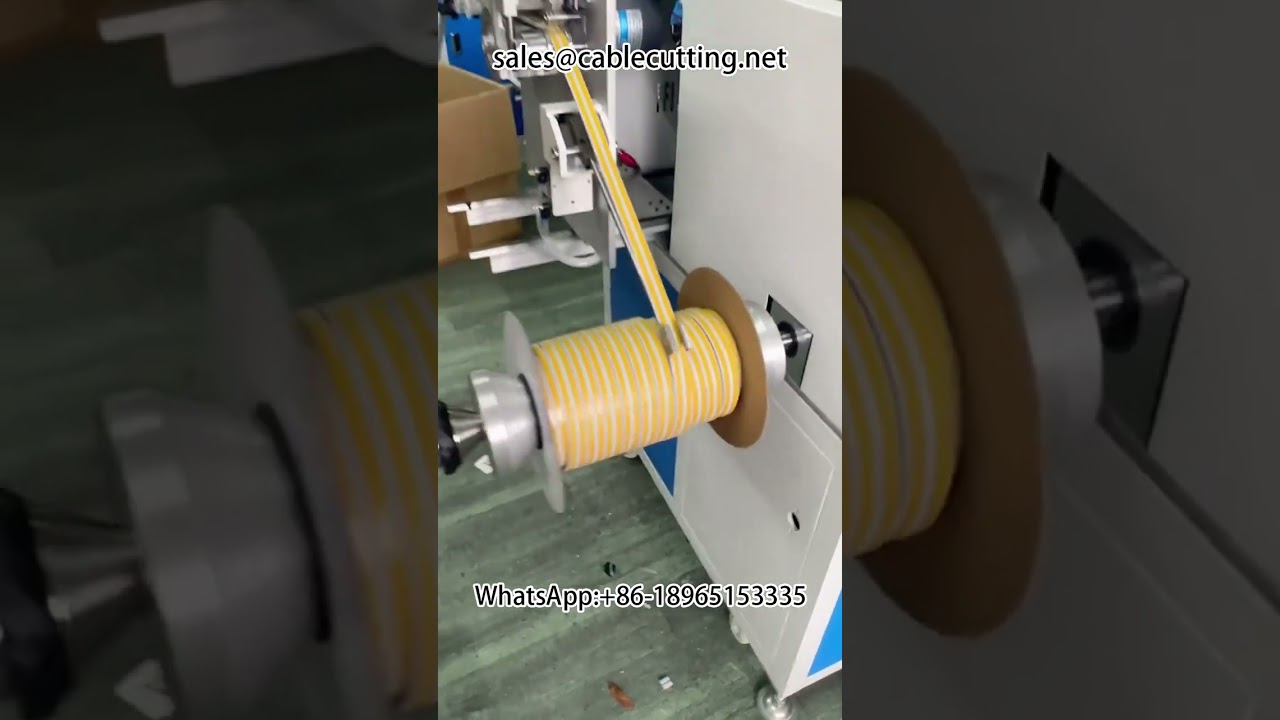 Machine d'enroulement et comptage automatique pour joints de portes et fenêtres