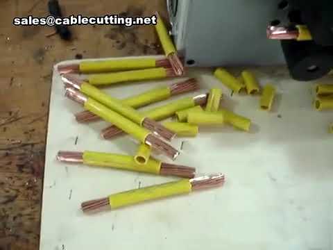 Machine professionnelle de dénudage et coupe de câble 70mm² - Présentation produit