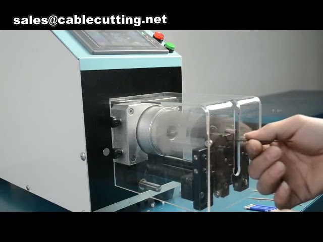 Machine à dénuder automatique | Dénudeuse de câbles professionnelle | Coupe et dénude les fils