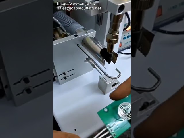 Machine de soudage semi-automatique double face pour fils de PCB – Soudage efficace
