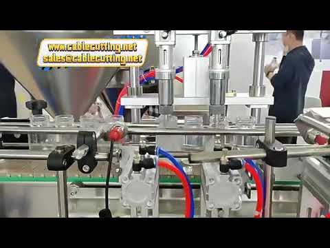 Machine de remplissage pour bouteilles, lotions, crèmes, pâtes épaisses et liquides visqueux (sauce, savon vaisselle)
