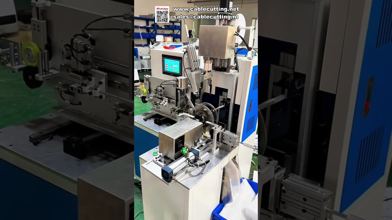 Machine de bobinage et de ligature entièrement automatique et mains libres