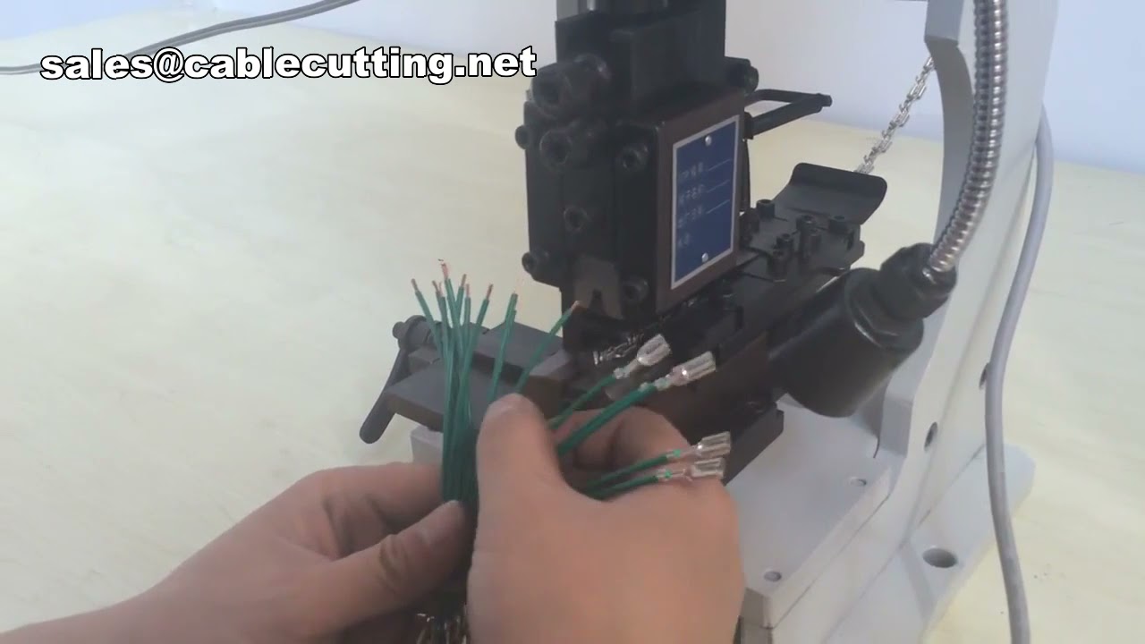Machine à sertir les câbles ultra-silencieuse | Sertissage automatique de précision