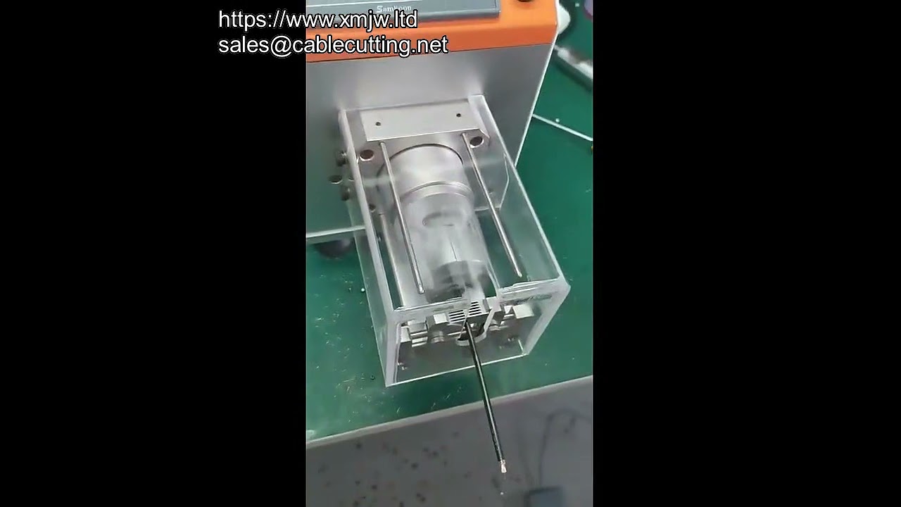 Machine semi-automatique de dénudage de câbles coaxiaux – Haute précision pour câbles électriques et énergies nouvelles