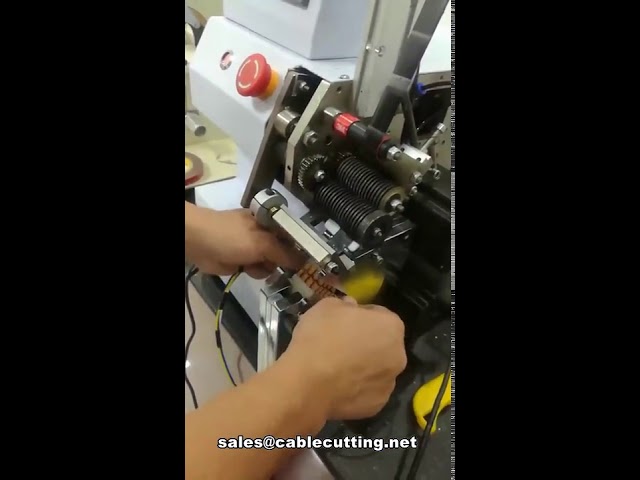 Machine automatique de rubanage de faisceaux | Enrubanneuse point à point pour câbles