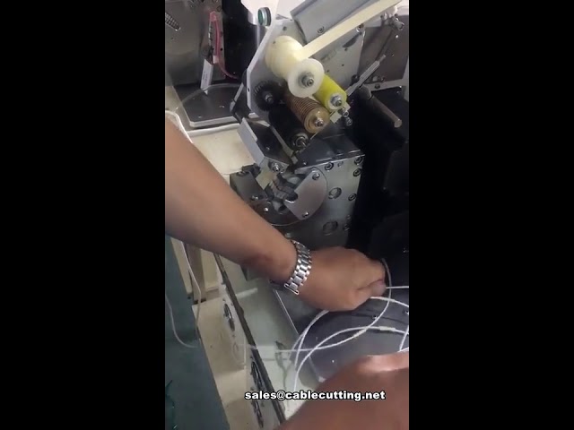 Machine à enrubanner les faisceaux de câbles – Ruban ultra-étroit et enroulement de précision