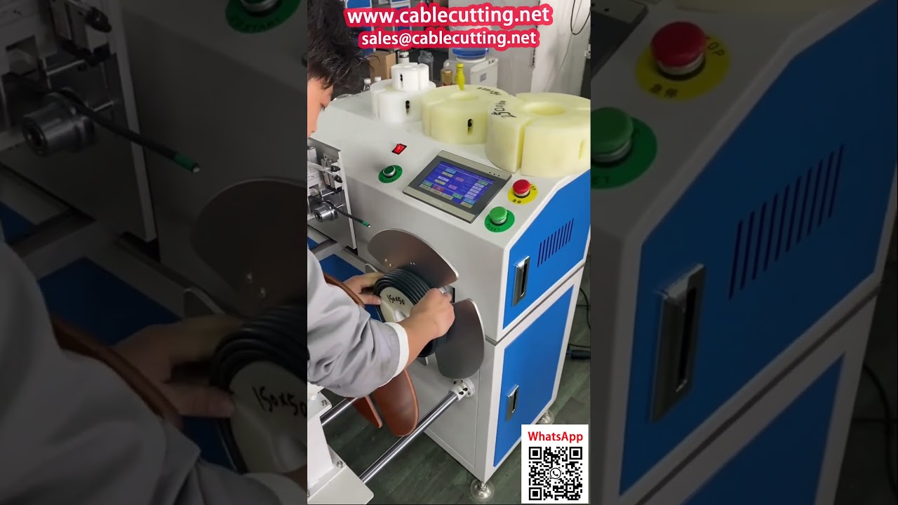 Rembobineuse Compteuse Automatique – Câble Coaxial, Cordon d'Alimentation, Câble Gainé