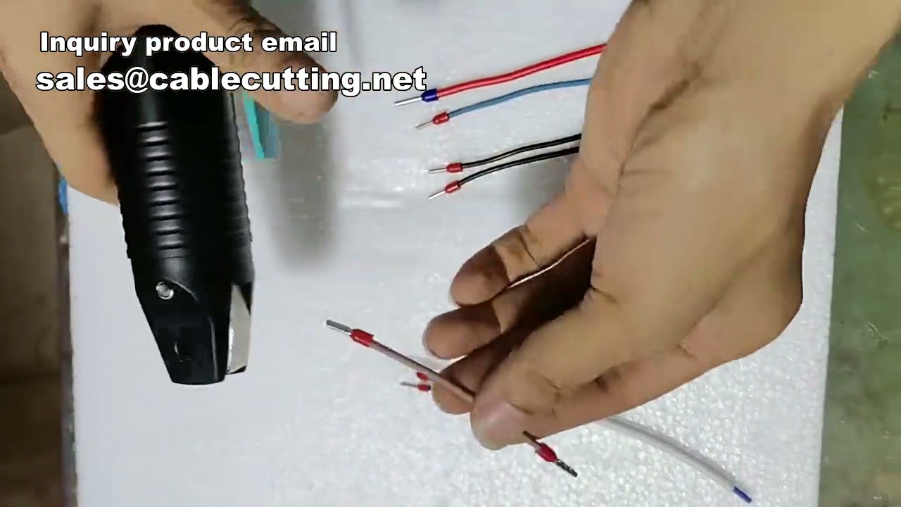 Outil de sertissage portable pour connecteurs, bornes isolées et contacts JST