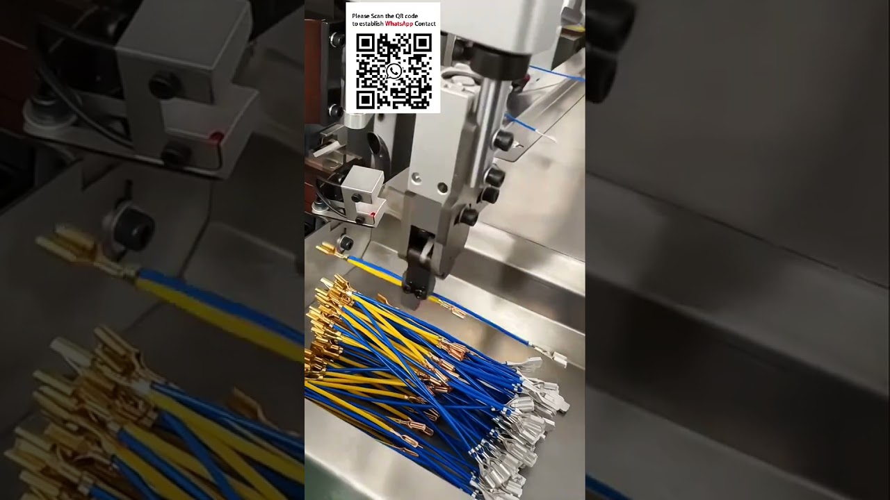 Machine à sertir les fils triple automatique – Équipement d'automatisation de pointe