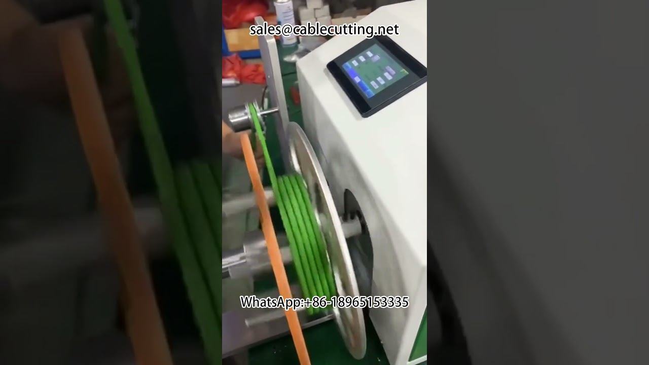 Bobineuse de câbles et fils : machine d'enroulement automatisé pour câbles de données