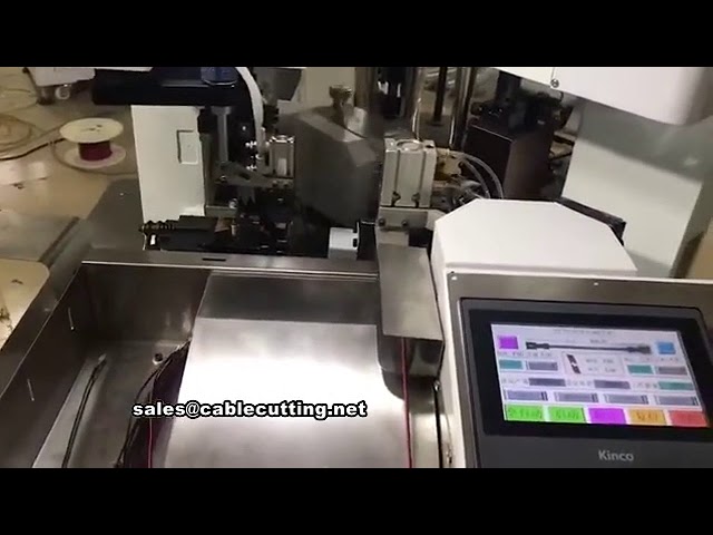 Machine à sertir les bornes automatique double tête – Double sertissage haute vitesse