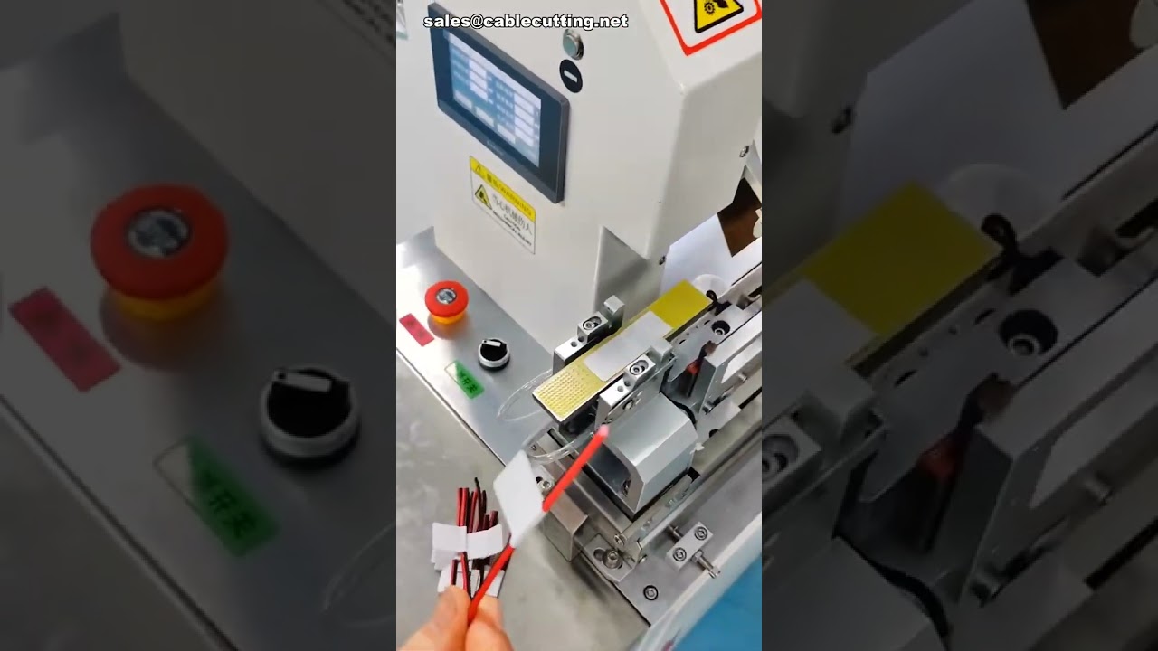 Machine d'étiquetage économique à fil replié avec entraînement à vis en boucle fermée #usine #machine #bricolage