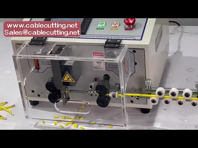 Machine à dénuder automatique SWT 508ES – Dénudeuse à écran tactile pour câbles 0,1 à 8 mm² (AWG28 à AWG8)