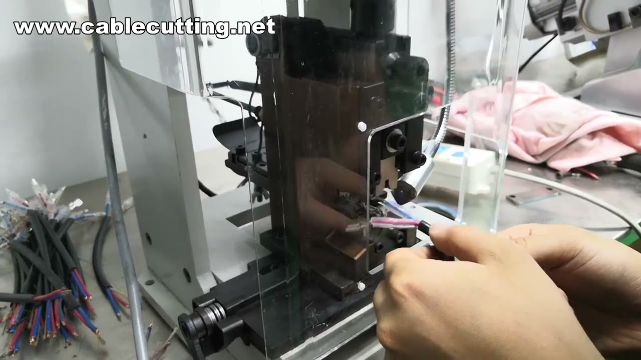 Machine à sertir les cosses de câble | Sertisseuse automatique pour cosses électriques et à anneau