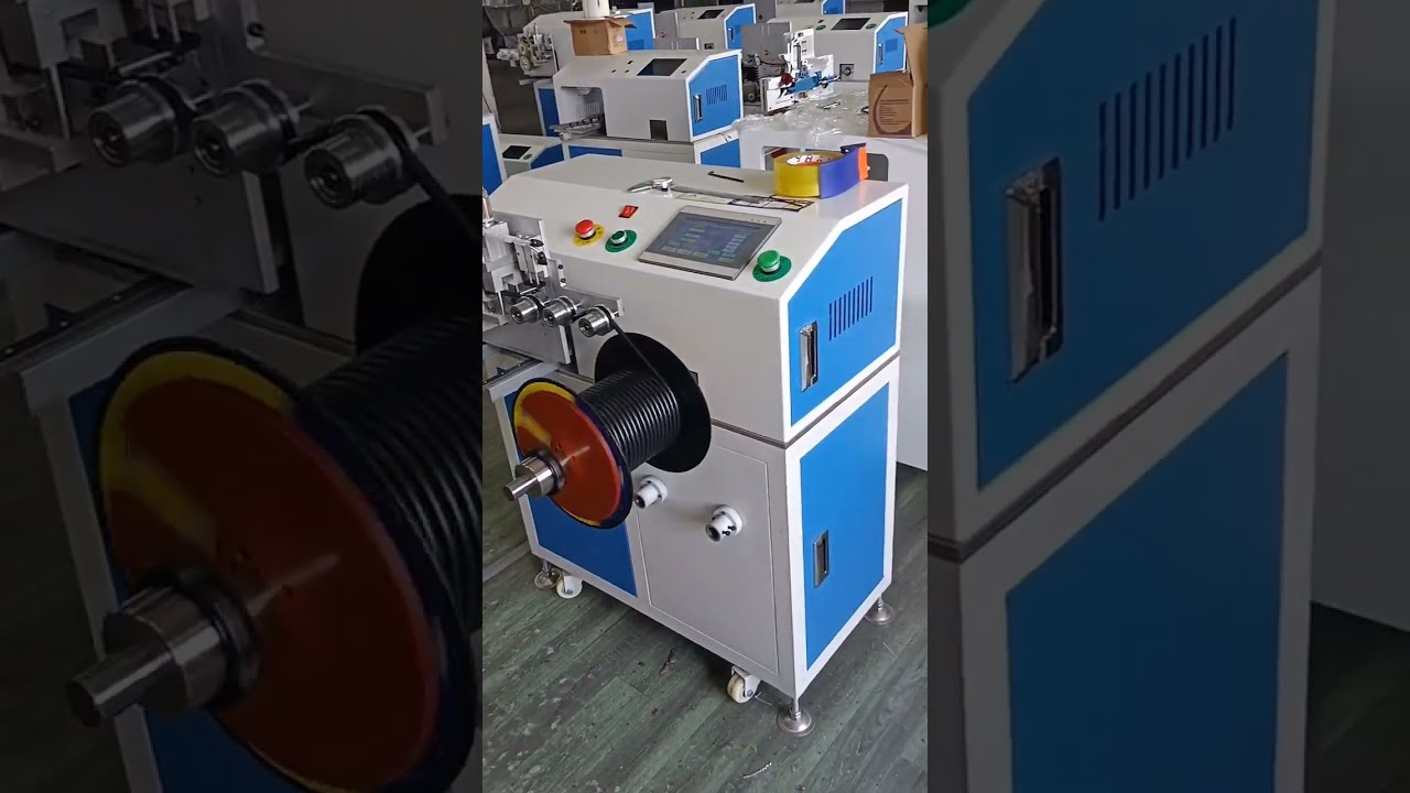 Machine à Bobiner avec Compteur de Mètres | Fabricant d'Équipement pour Faisceaux de Câbles #usine #machine
