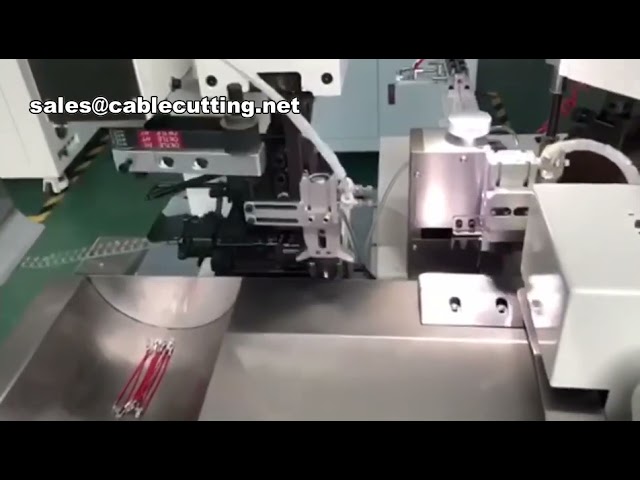 Machine Automatique de Coupe, Dénudage et Sertissage des Deux Extrémités avec Connecteurs Molex | Machine à sertir les terminaux