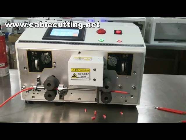 Machine de coupe et dénudage de câbles double ligne - Automatique et performante