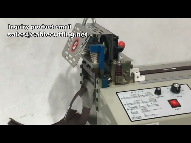 Machine de coupe à chaud pour cordes élastiques et tissus : coupe nette et scellée