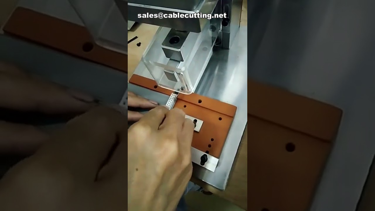Machine à câbler IDC pneumatique pour câbles ruban 8P à 64P, sertissage précis