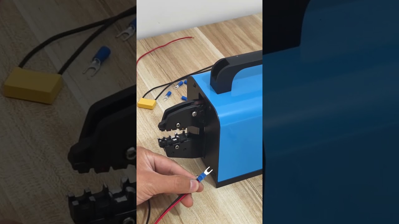 Machine à sertir pneumatique 16M - Sertissage vertical facile pour votre usine #industrie