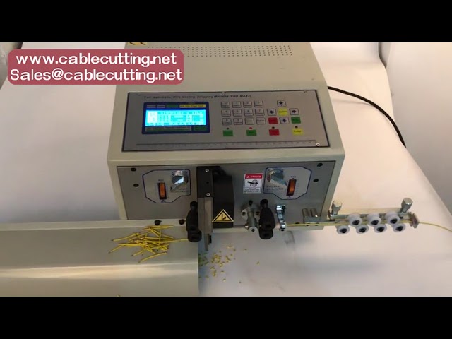 Machine à dénuder automatique 8 mm² – Dénudeuse et coupe-fils électriques industrielle