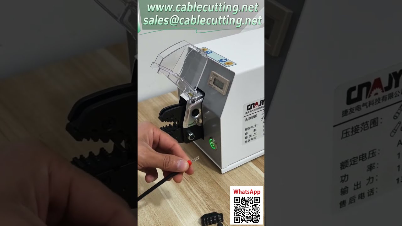 Machine à sertir pneumatique 20EC pour cosses 16mm² – Capot de sécurité, matrices interchangeables #sertisseuse