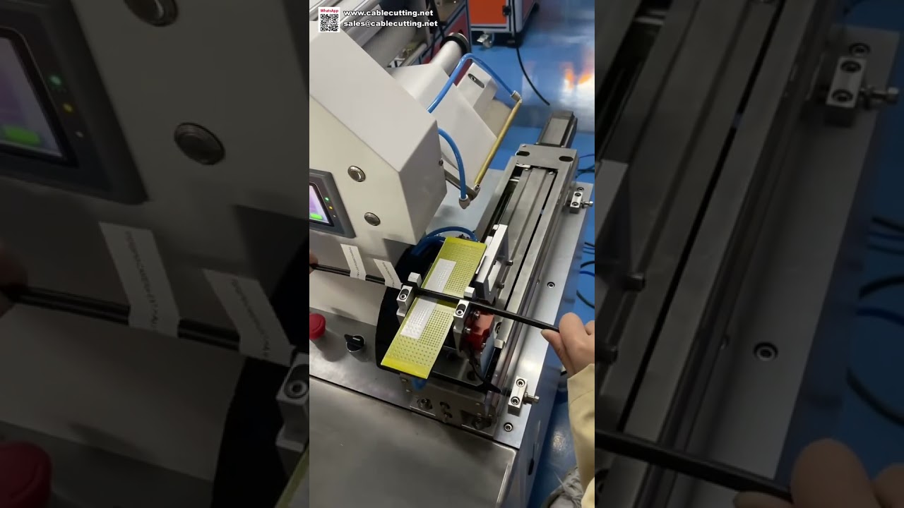Machine d'étiquetage de fils à plier avec imprimante jet d'encre - Applicateur et codeur automatique d'étiquettes de câble