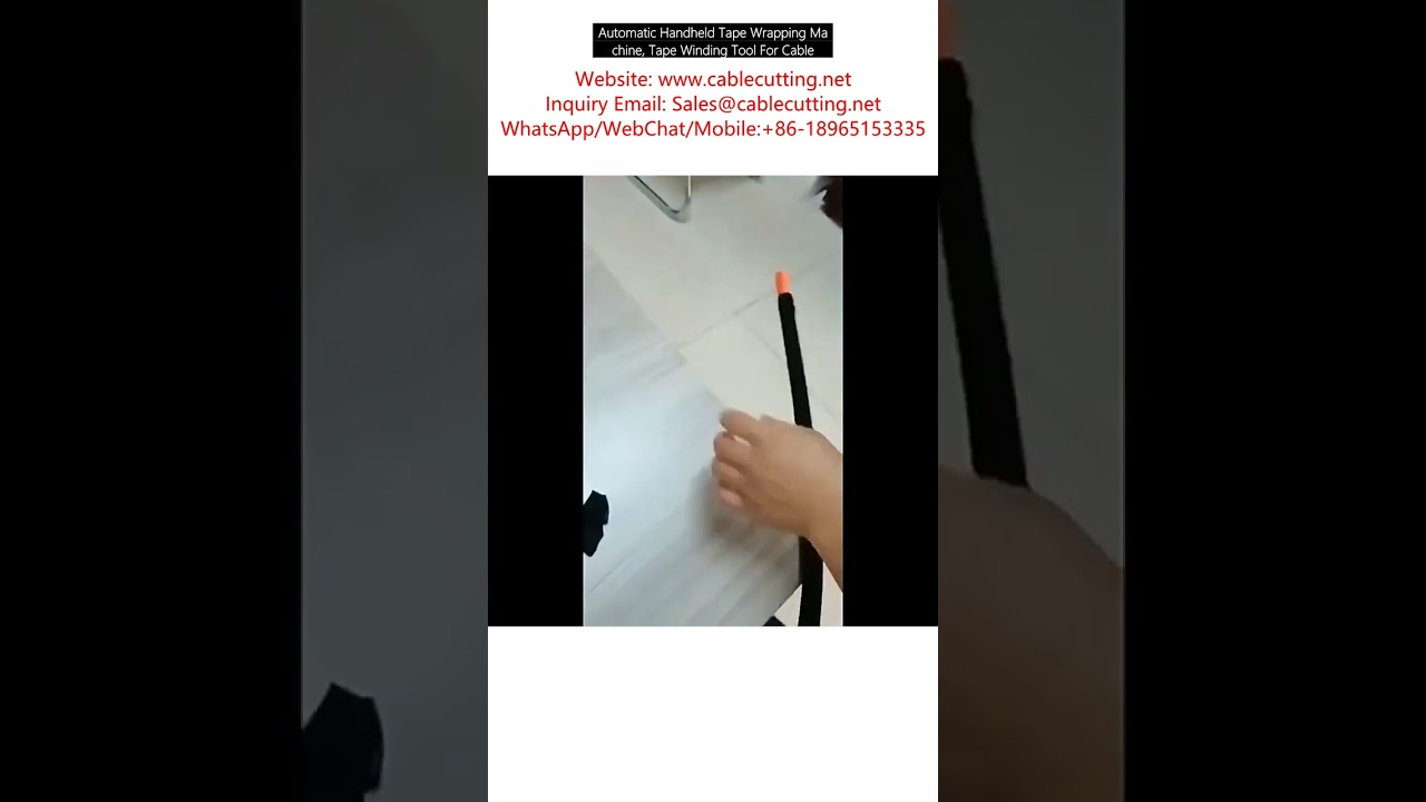 Machine à enrubanner portable automatique – Outil de bobinage pour câbles et faisceaux